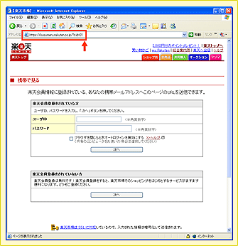 フィッシングページサンプル